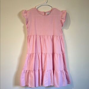 Petal & Pup Pink Ruffled Tiered Sundress